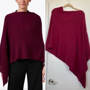 $173 Minnie Rose Cashmere Poncho